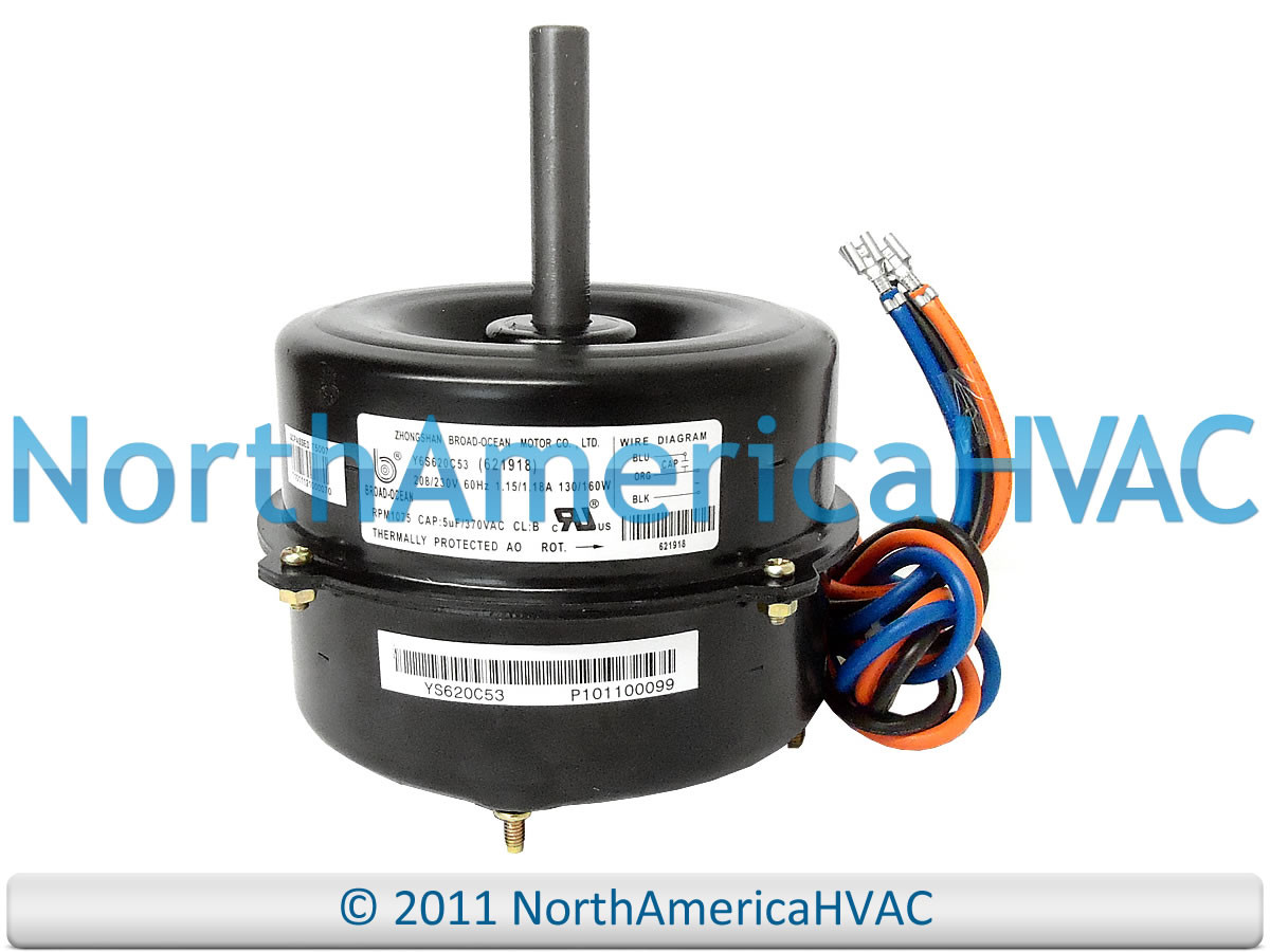 Zhongshan BroadOcean Motor 1/6 HP 230v Condenser Fan Motor